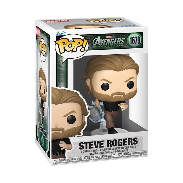 POP! Avengers Doomsday Steve Rogers #1679 Bobblehead 10cm