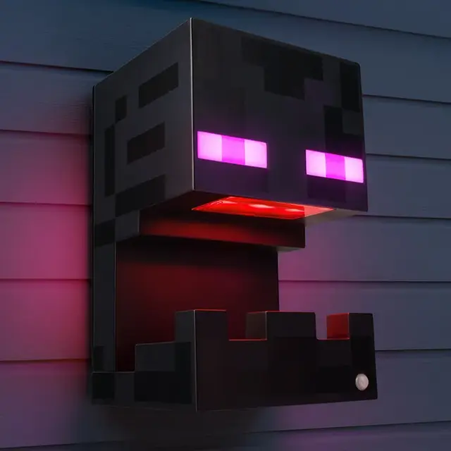 Minecraft Light Enderman Mask Motion Sensor 25 cm