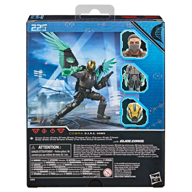 G.I. Joe Classified Series #225 D.I.R.E. Hawk Action Figure 15cm