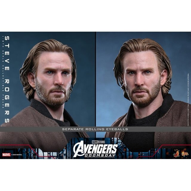 Marvel Avengers: Doomsday Movie Masterpiece Steve Rogers Action Figure 31cm