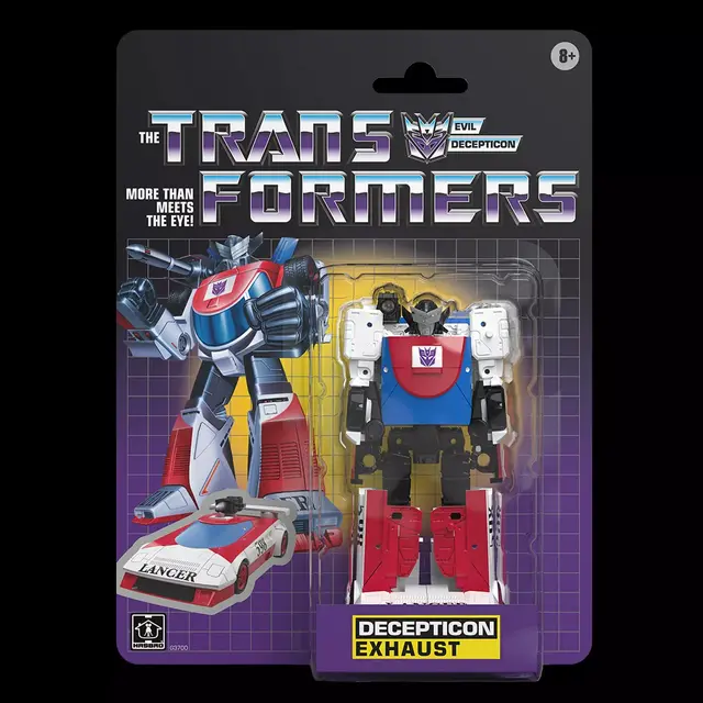 Transformers Retro G1 Decepticon Exhaust Action Figure 13cm