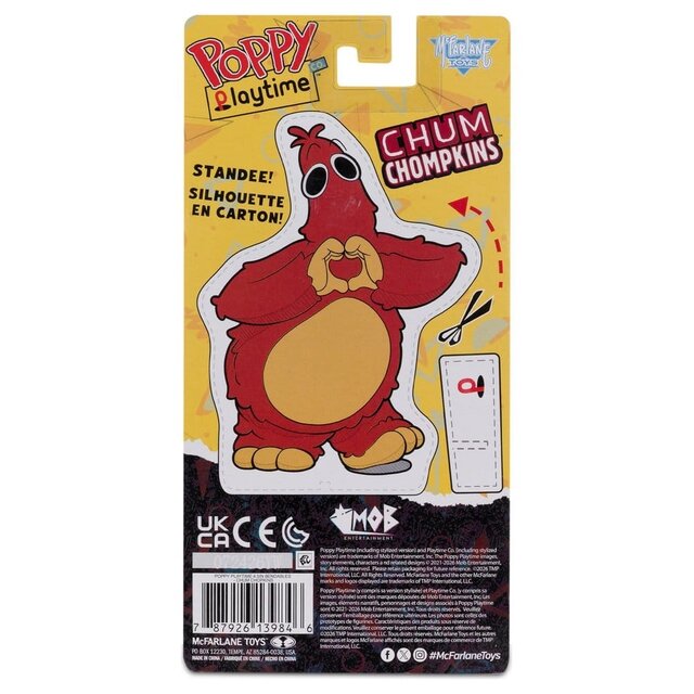 Poppy Playtime Chum Chompkins Bendy Figure 11cm