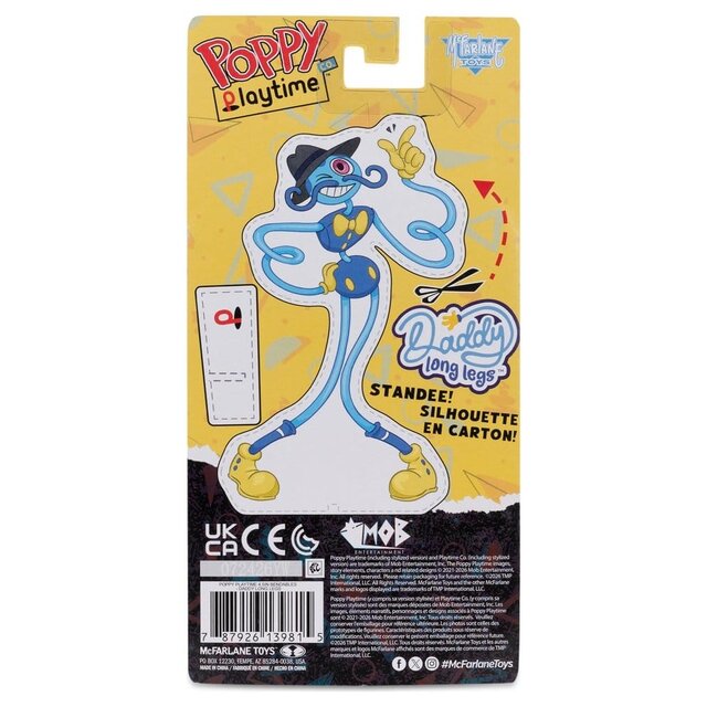 Poppy Playtime Daddy Long Legs Bendy Figure 11cm