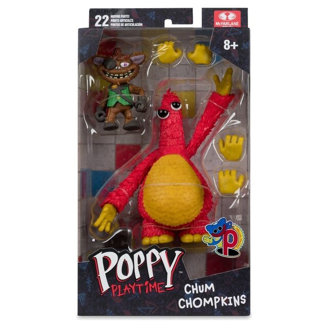 Poppy Playtime Chum Chompkins Action Figure 14cm