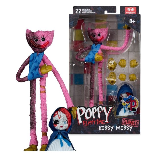 Poppy Playtime Kissy Missy (Ruined) Action Figure 18cm