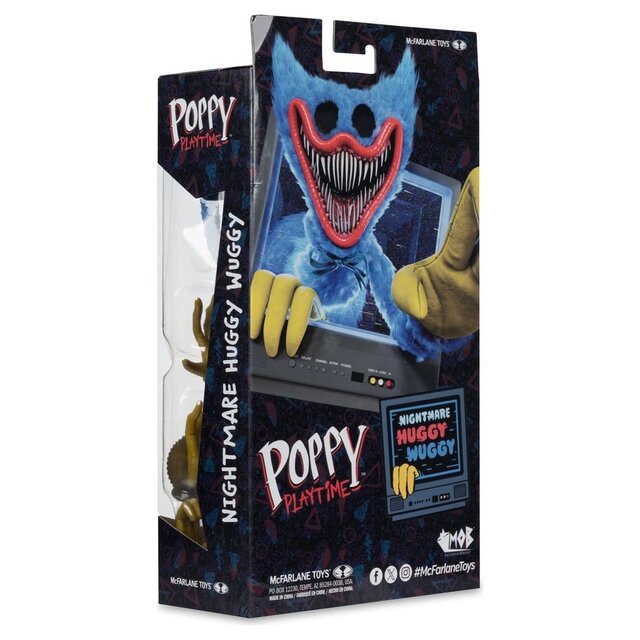 Poppy Playtime Nightmare Huggy Wuggy Action Figure 18cm