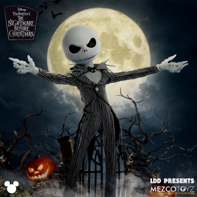 Nightmare Before Christmas Living Dead Dolls Presents Doll Jack Skellington 25cm