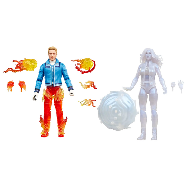 Avengers: Doomsday Marvel Legends Series Invinsible Woman & Human Torch Action Figures 15cm