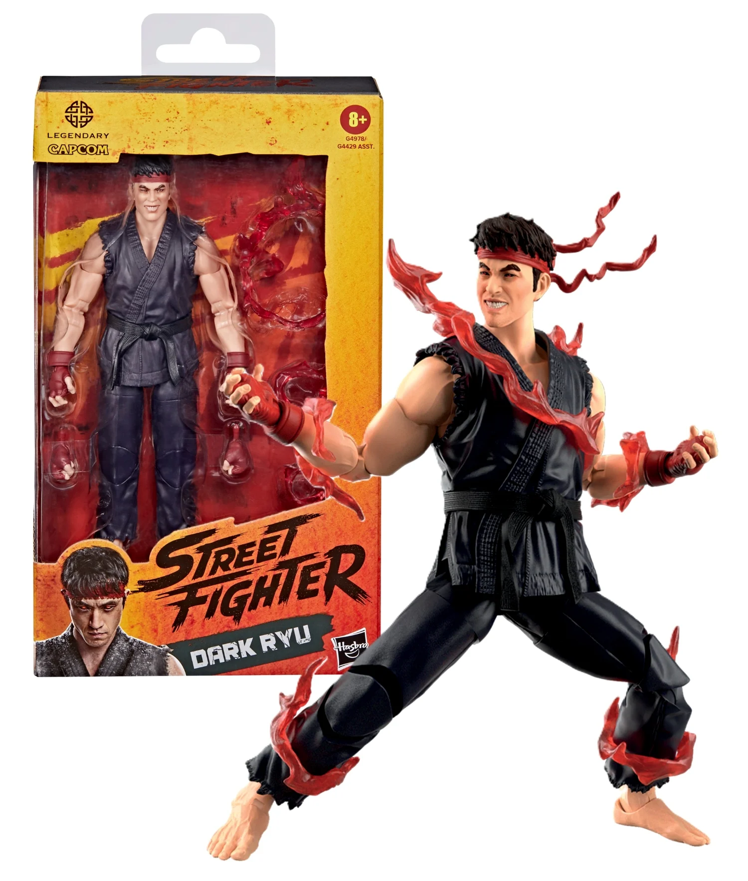 Hasbro Street Fighter Dark Ryu Action Figure