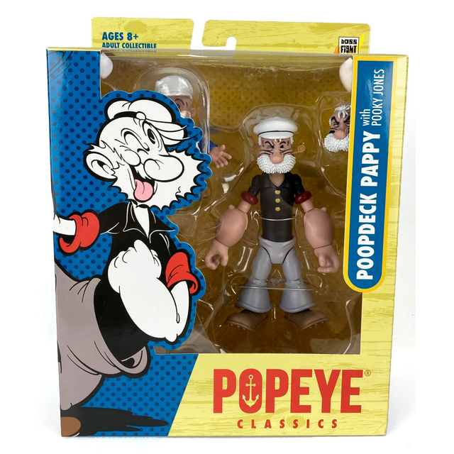 Popeye Classics Action Figure Poopdeck Pappy 12,5cm