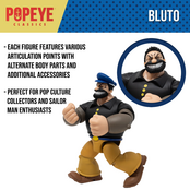 Popeye Classics Action Figure Bluto 15cm