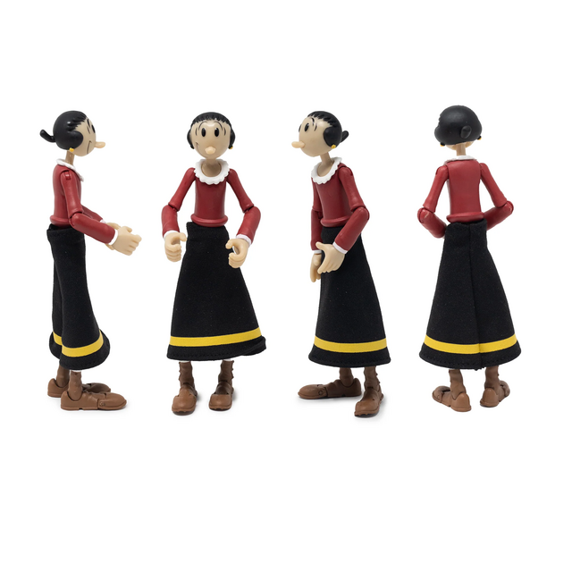 Popeye Classics Action Figure Olive Oyl with Swee’ Pea
