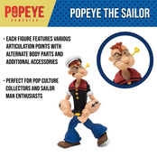 Popeye Classics Action Figure Popeye the Sailor Man 12,5cm