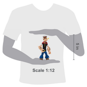 Popeye Classics Action Figure Popeye the Sailor Man 12,5cm
