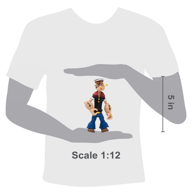 Popeye Classics Action Figure Popeye the Sailor Man 12,5cm
