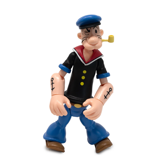 Popeye Classics Action Figure Popeye 1st Appearance (Black Shirt) 11cm