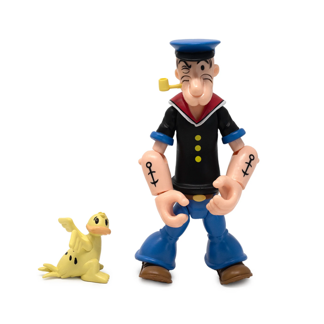 Popeye Classics Action Figure Popeye 1st Appearance (Black Shirt) 11cm