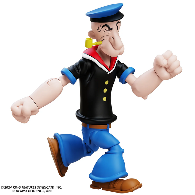 Popeye Classics Action Figure Popeye 1st Appearance (Black Shirt) 11cm