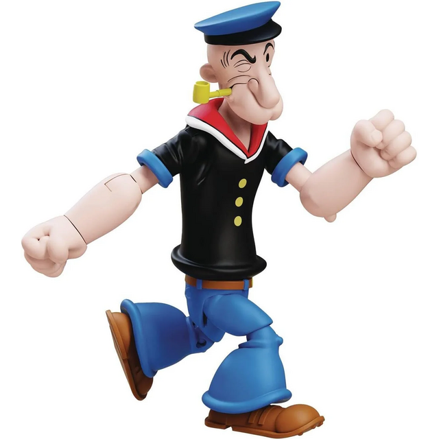 Popeye Classics Action Figure Popeye 1st Appearance (Black Shirt) 11cm