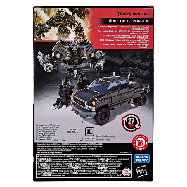 Transformers Studio Series Autobot Ironhide Voyager Class Action Figure 16,5cm