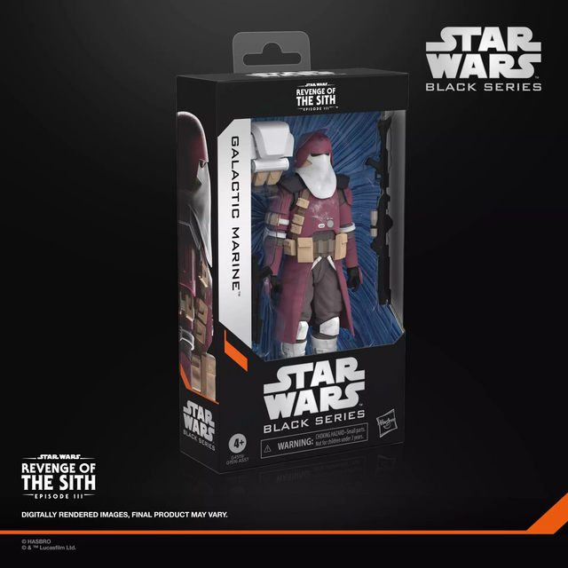 Star Wars Revenge of the Sith Black Series Galatic Marine Action Figure 15cm