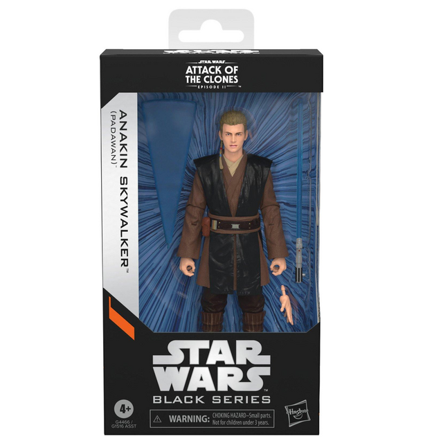 Star Wars Attack of the Clones Black Series Anakin Skywalker (Padawan) Action Figure 15cm