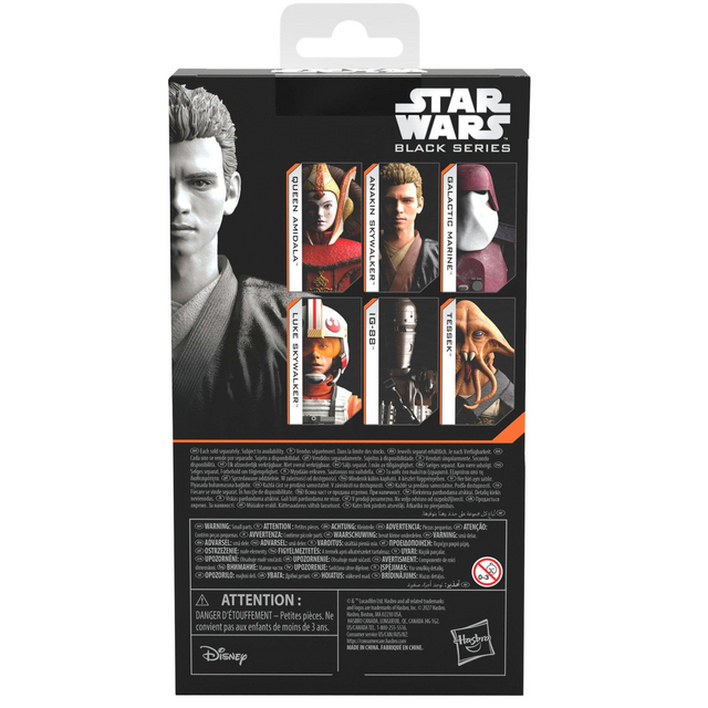 Star Wars Attack of the Clones Black Series Anakin Skywalker (Padawan) Action Figure 15cm