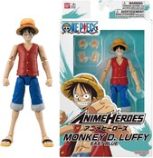 Anime Heroes One Piece Monkey D. Luffy East Blue Action Figure 17cm