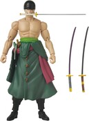 Anime Heroes One Piece Roronoa Zoro Three Sword Style Action Figure 17cm