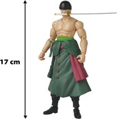 Anime Heroes One Piece Roronoa Zoro Three Sword Style Action Figure 17cm
