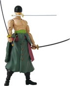 Anime Heroes One Piece Roronoa Zoro Three Sword Style Action Figure 17cm