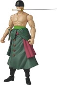 Anime Heroes One Piece Roronoa Zoro Three Sword Style Action Figure 17cm