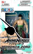 Anime Heroes One Piece Roronoa Zoro Three Sword Style Action Figure 17cm