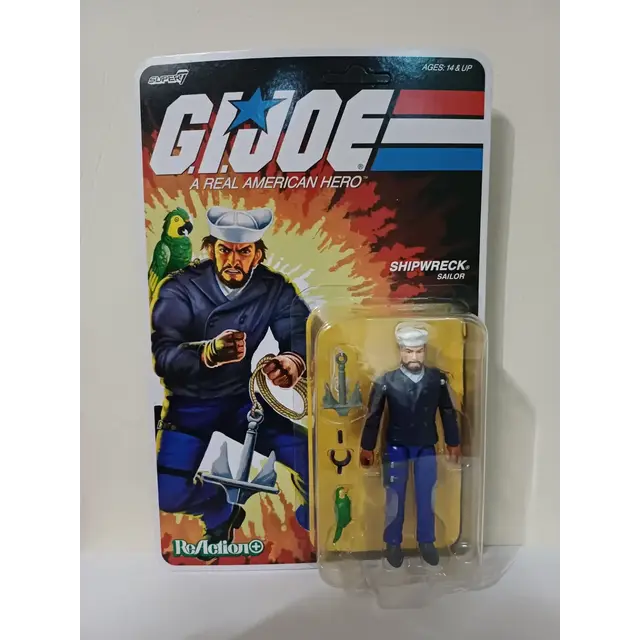 G.I. Joe ReAction+ Shipwreck (Peacoat) (Cartoon) Action Figure 10cm