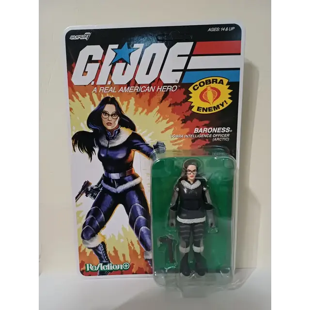 G.I. Joe ReAction+ Baroness (Arctic) (Movie) Action Figure 10cm