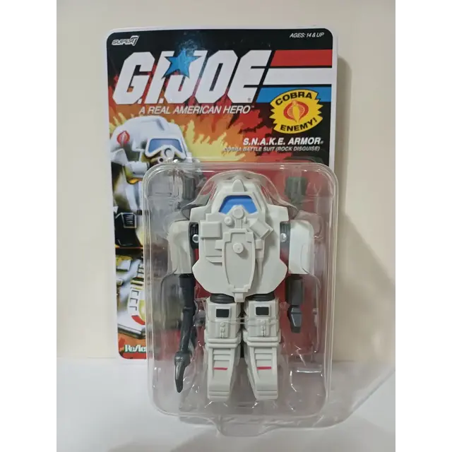 G.I. Joe ReAction+ S.N.A.K.E. Armor (Cartoon) Action Figure 10cm