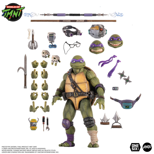 Teenage Mutant Ninja Turtles 1/6 Donatello Action Figure 25cm