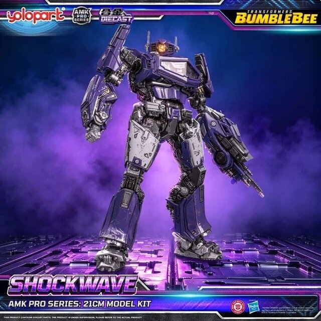 Transformers: Bumblebee the Movie AMK PRO Series Plastic Model Kit Shockwave 21cm