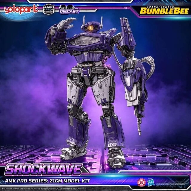 Transformers: Bumblebee the Movie AMK PRO Series Plastic Model Kit Shockwave 21cm