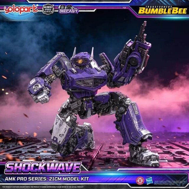 Transformers: Bumblebee the Movie AMK PRO Series Plastic Model Kit Shockwave 21cm