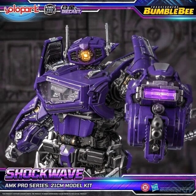 Transformers: Bumblebee the Movie AMK PRO Series Plastic Model Kit Shockwave 21cm