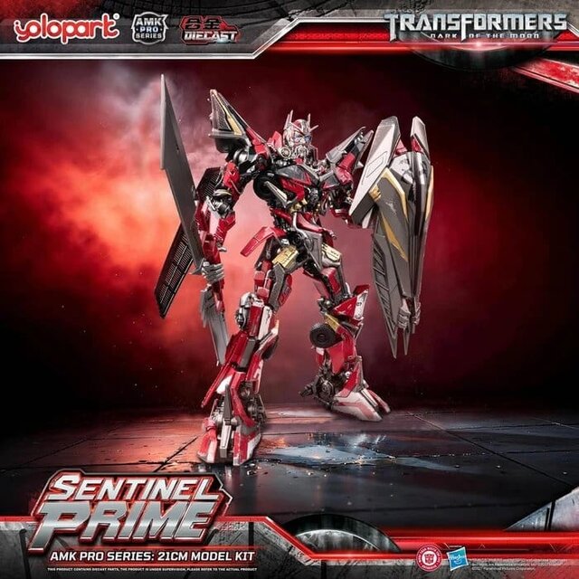 Transformers: Dark of the Moon AMK PRO Series Plastic Model Kit Sentinel Prime 21cm