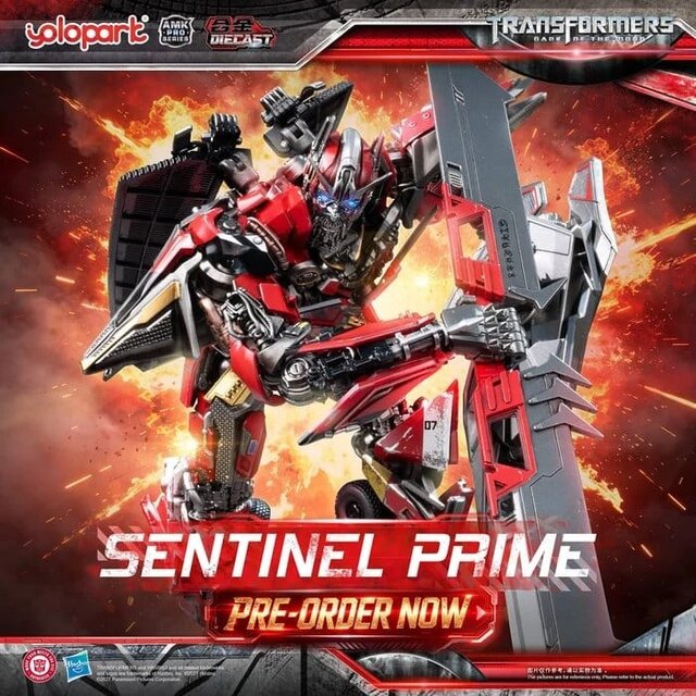 Transformers: Dark of the Moon AMK PRO Series Plastic Model Kit Sentinel Prime 21cm