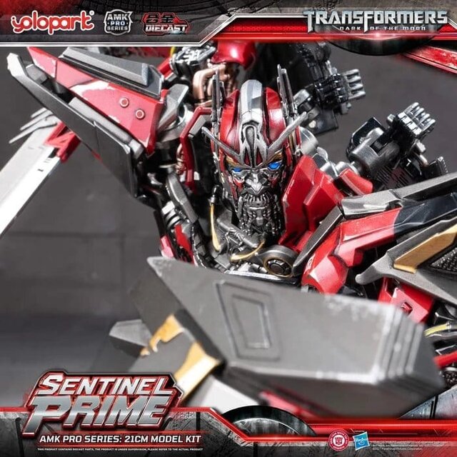 Transformers: Dark of the Moon AMK PRO Series Plastic Model Kit Sentinel Prime 21cm