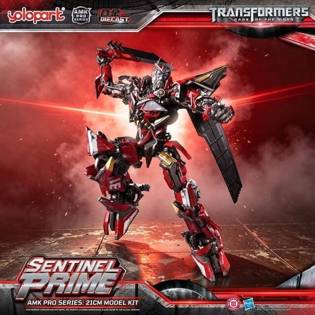 Transformers: Dark of the Moon AMK PRO Series Plastic Model Kit Sentinel Prime 21cm
