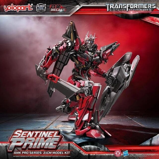 Transformers: Dark of the Moon AMK PRO Series Plastic Model Kit Sentinel Prime 21cm