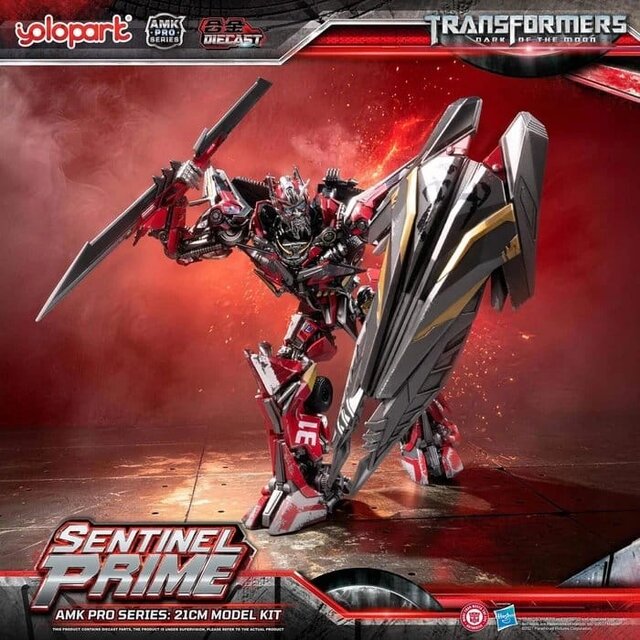 Transformers: Dark of the Moon AMK PRO Series Plastic Model Kit Sentinel Prime 21cm