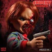 Child´s Play 3 Designer Series Talking Pizza Face Chucky 38cm