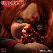 Child´s Play 3 Designer Series Talking Pizza Face Chucky 38cm