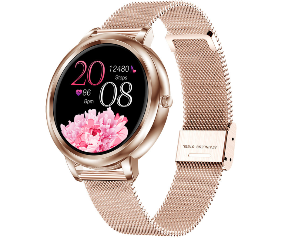Smartwatch dames zilver